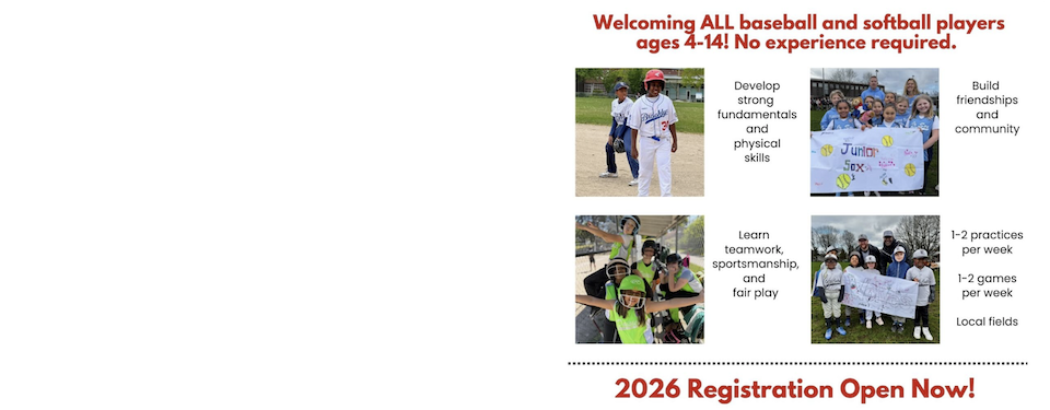 Registration for the 2026 SCLL season is now open
